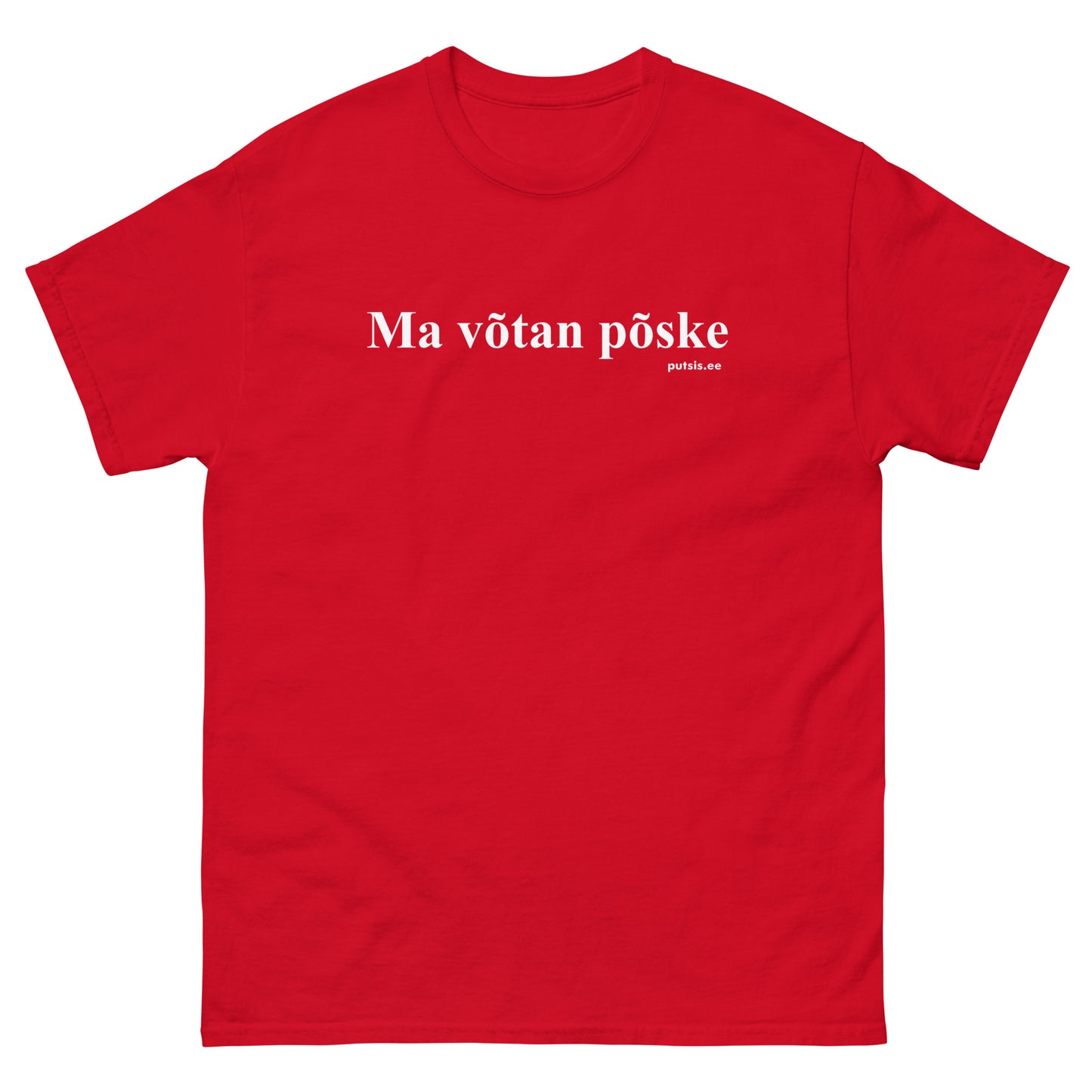 Ma võtan põske