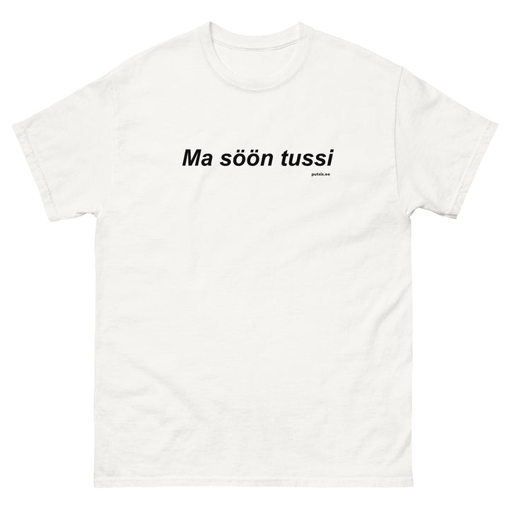 Ma söön tussi VALGE